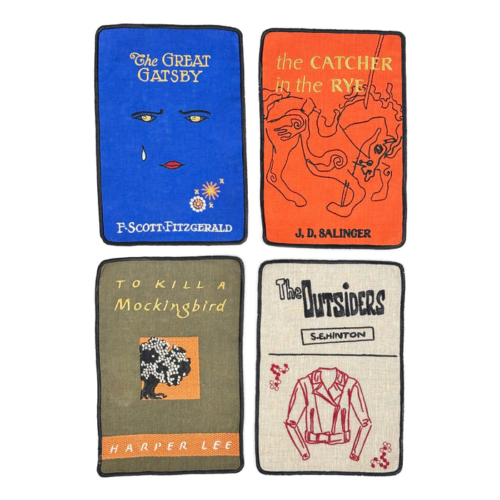 Great Books Cocktail Napkins, set of 4