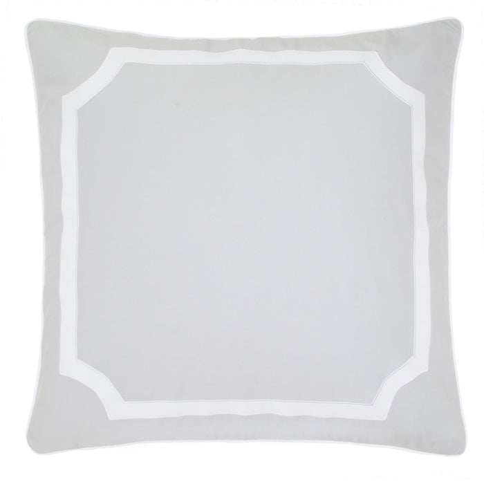 Grey Border Shams