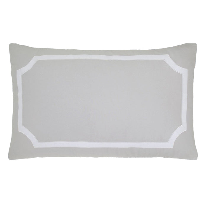 Grey Border Shams