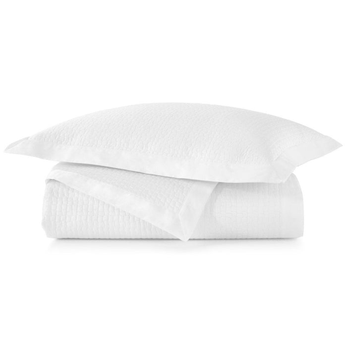 Hamilton White Coverlets and Shams | Peacock Alley at Fig Linens
