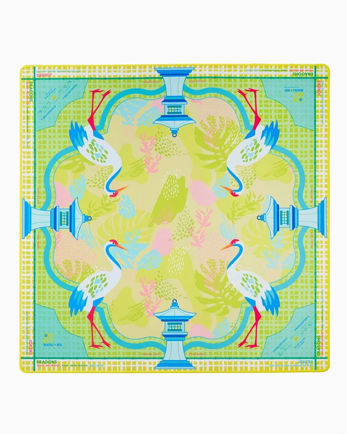 Hampton Mahjong Mat in Tube - The Preppy Bunny
