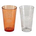 Harley Davidson B&S Flames Pint Glass Set