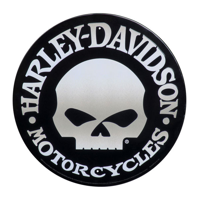 Harley Davidson Skull Tin Sign