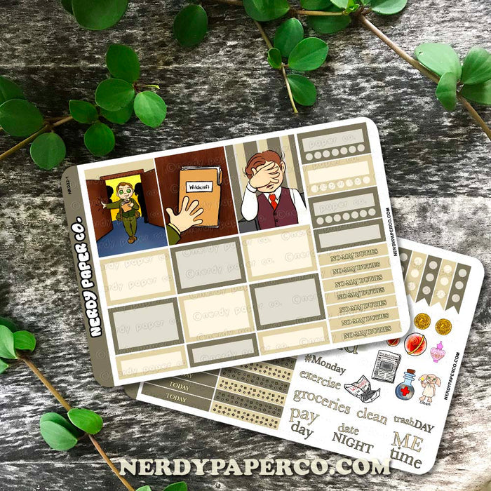 Here He Goes Again | Hand Drawn Mini Sticker Kit