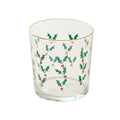 Holly Jolly Cocktail Glass