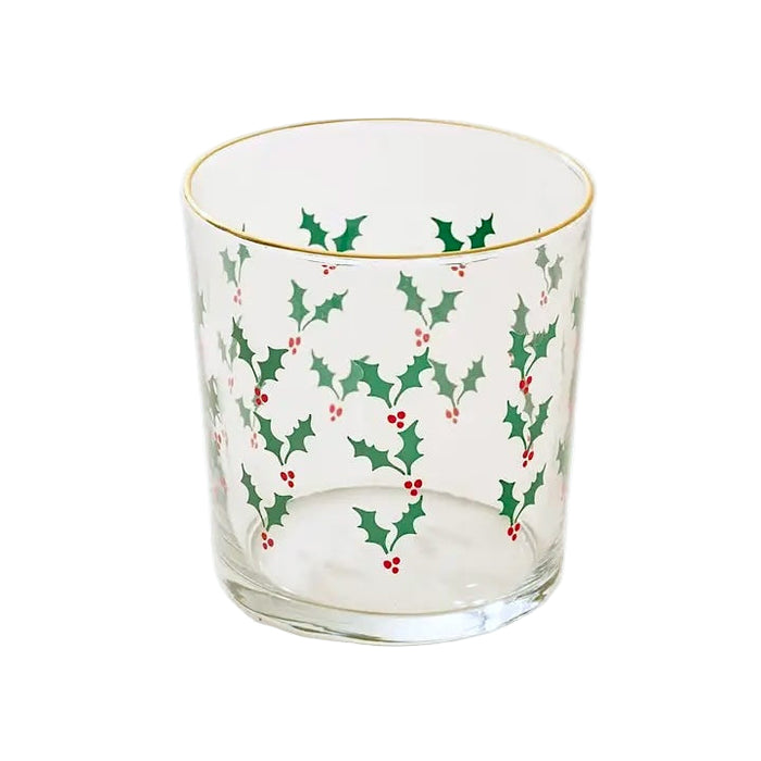Holly Jolly Cocktail Glass