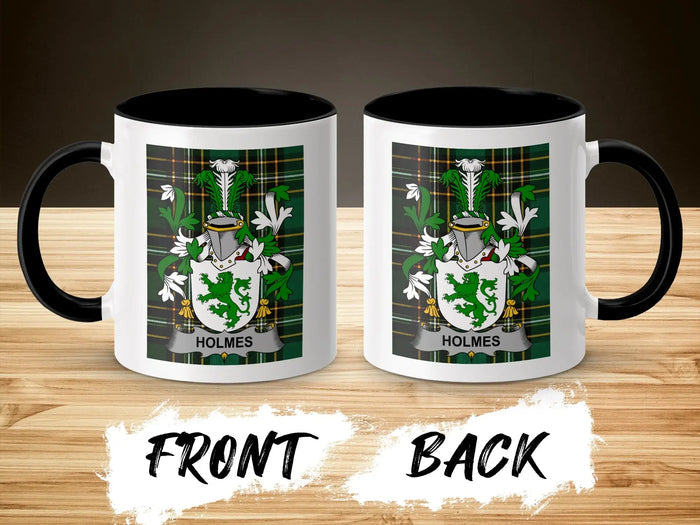 Holmes Irish National Tartan ceramic accent mug