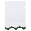 Hunter Green Pointy Scallop Duvet