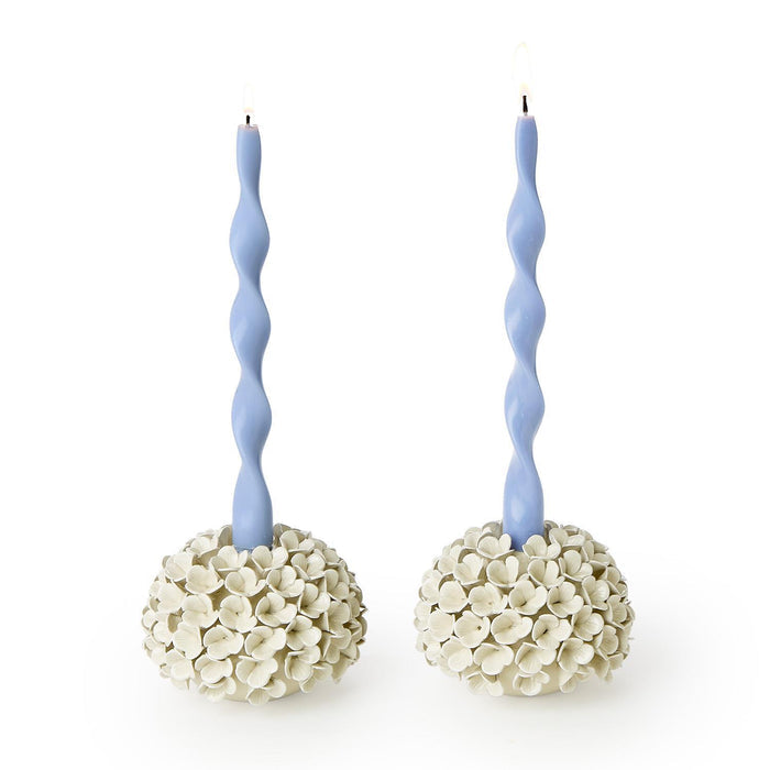 Hydrangea Candle Holder/Bud Vases, set of 2