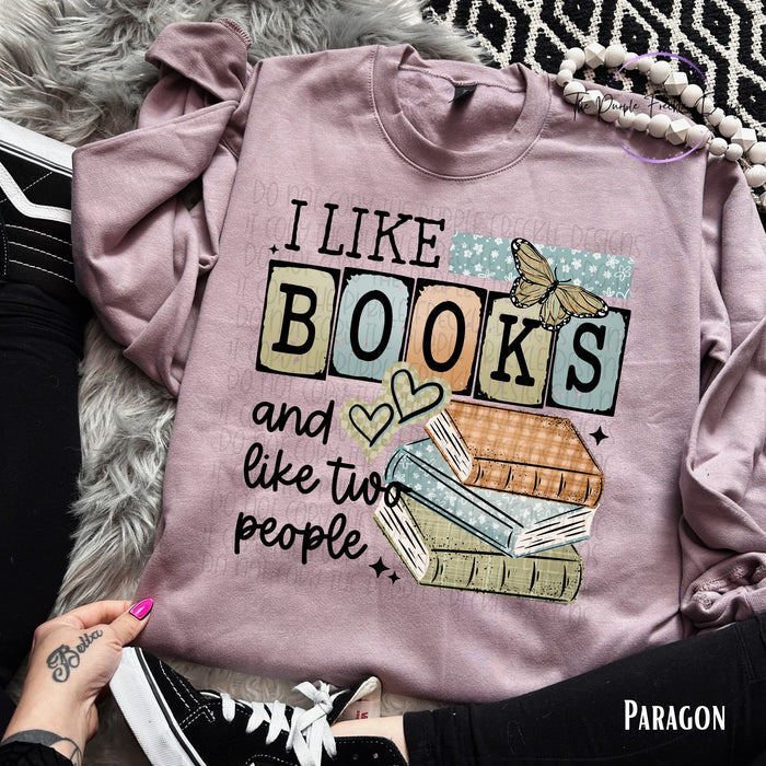 I Like Books and 2 People
