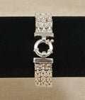 Impressive Italian Designer Silver 3 Strand Designer Rope Bracelet