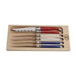 Jean Dubost Laguiole Paris Colors Knife Set