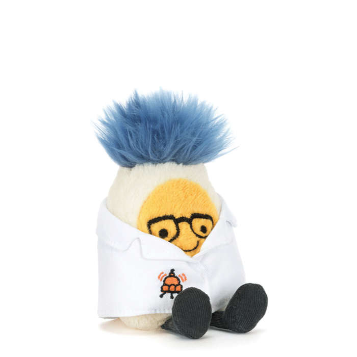 Jellycat Amuseables Boiled Egg Scientist Outfit
