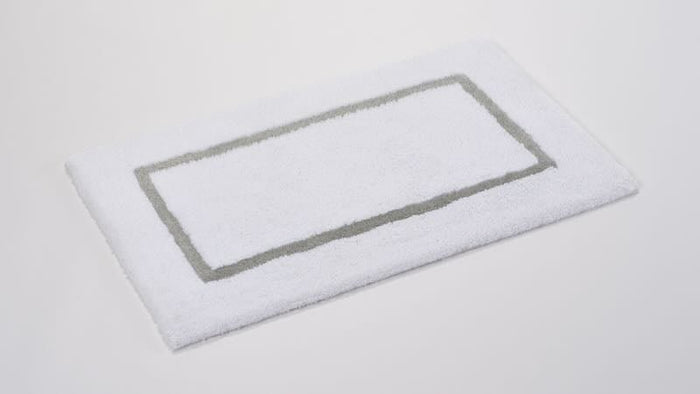 Angle Karat 20x31 Silver 900 Bath Rug by Abyss at Fig Linens and Home