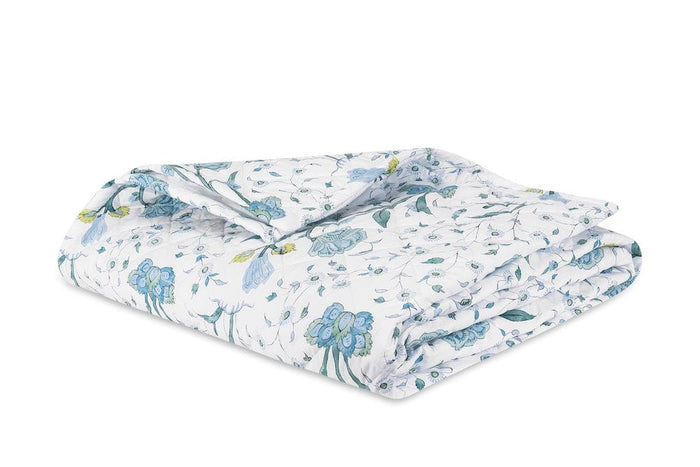 Khilana Blue Quilt by Matouk Schumacher | Fig Linens