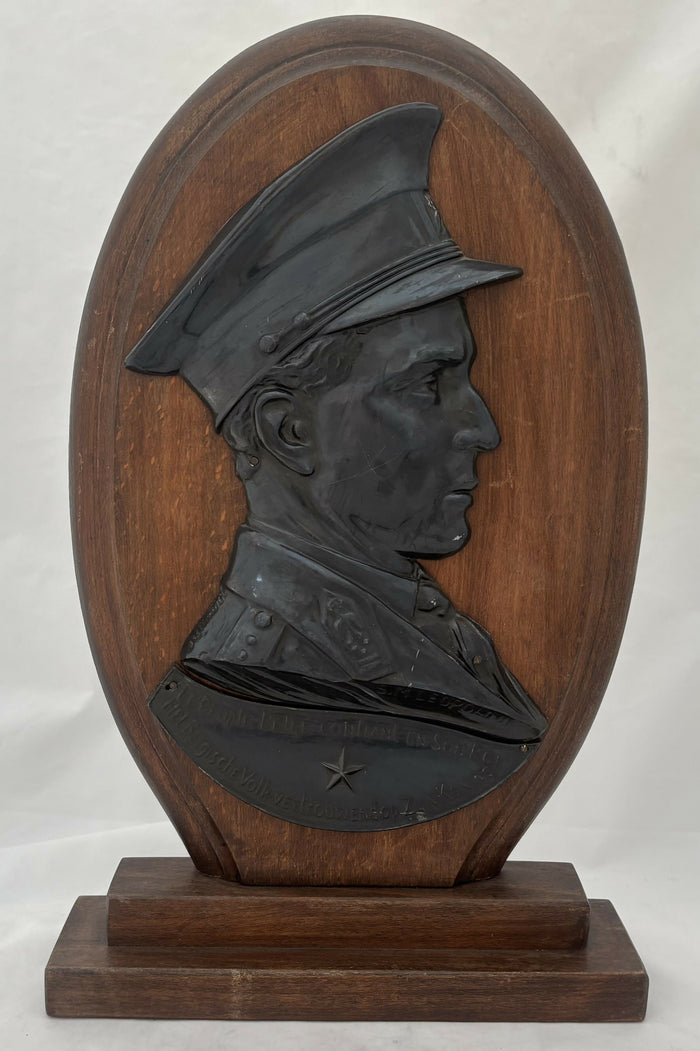 King Leopold III of Belgium, Portrait Profile Plaque.