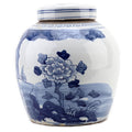 Large Floral Bulb Jar