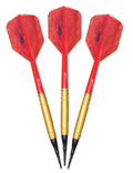 Laserdarts Gold Widows - Smooth Soft Tip Darts 18 Gram