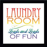 Laundry Room: Framed with Glass
