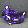 Lea Stein purple “Fox head” brooch