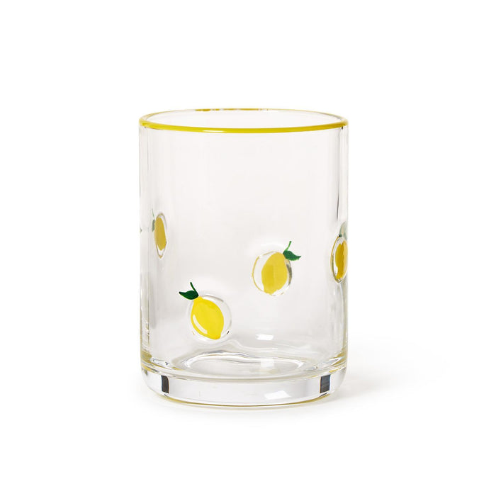 Lemon Double Old Fashion Glass