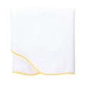 Lemon Pique Scallop Coverlet