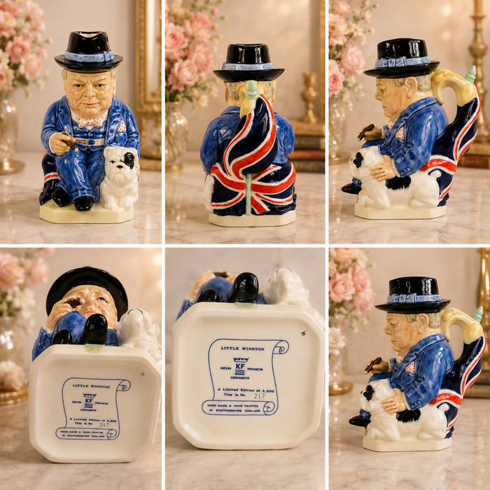 Little Winston Limited Edition Character Jug by Kevin Francis Ceramics