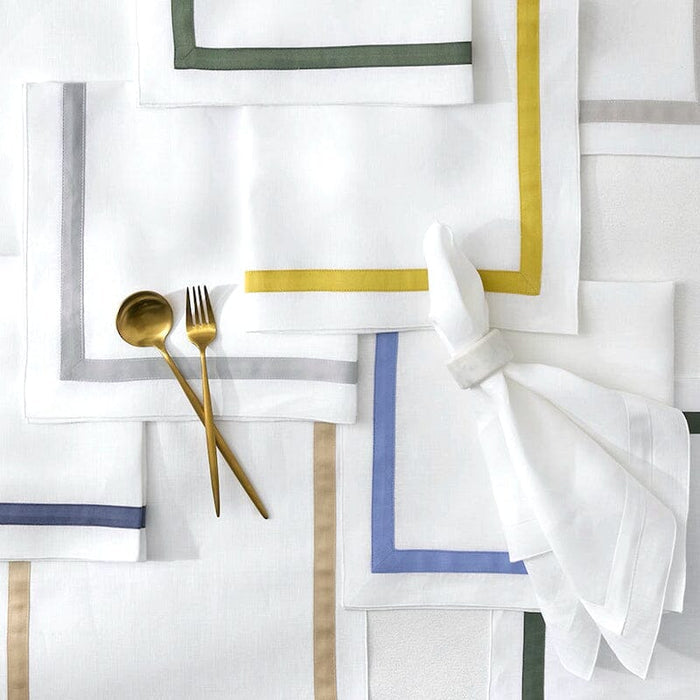 Matouk Napkins | Lowell Formal Table Linens - Cloth Napkins at Fig Linens and Home