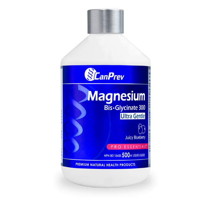Magnesium Bis·glycinate 300 Ultra Gentle - Bleuets (500ml)