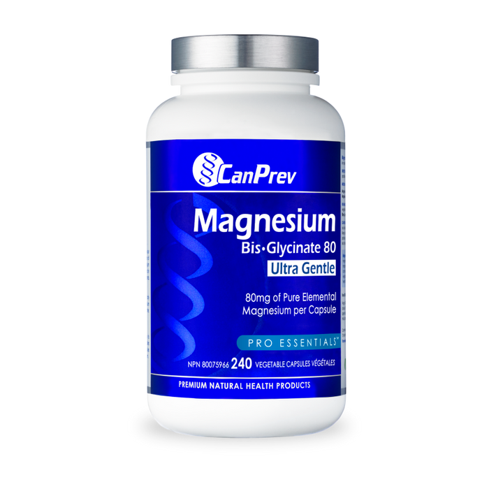 Magnesium Bis·glycinate 80 Ultra Gentle (240 Vcaps)