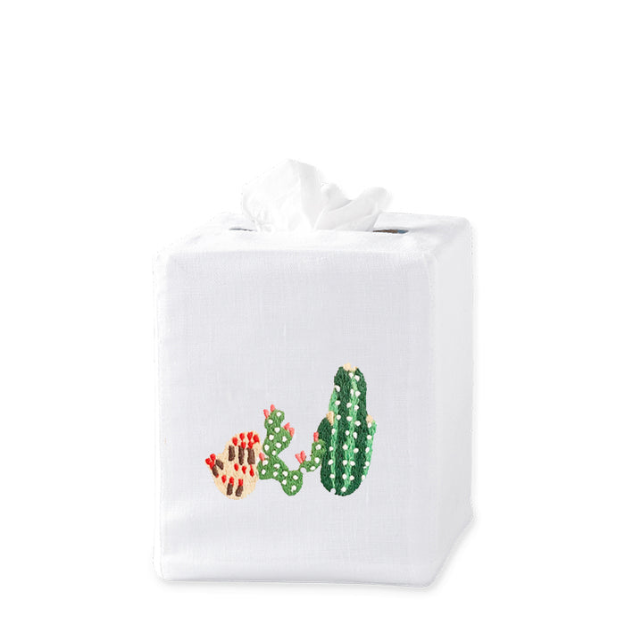 Marfa Linen Tissue Box Cover