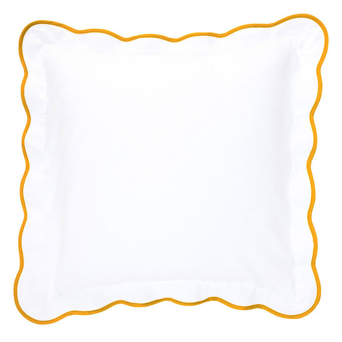 Marigold Pique Scallop Bedding