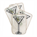 Martini Cocktail Napkins, set of 4