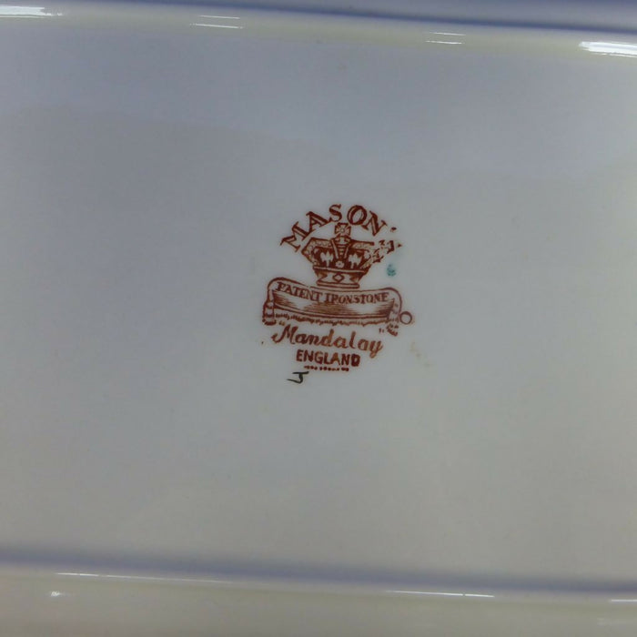 Masons Ironstone - Blue Mandalay Cheese Dish