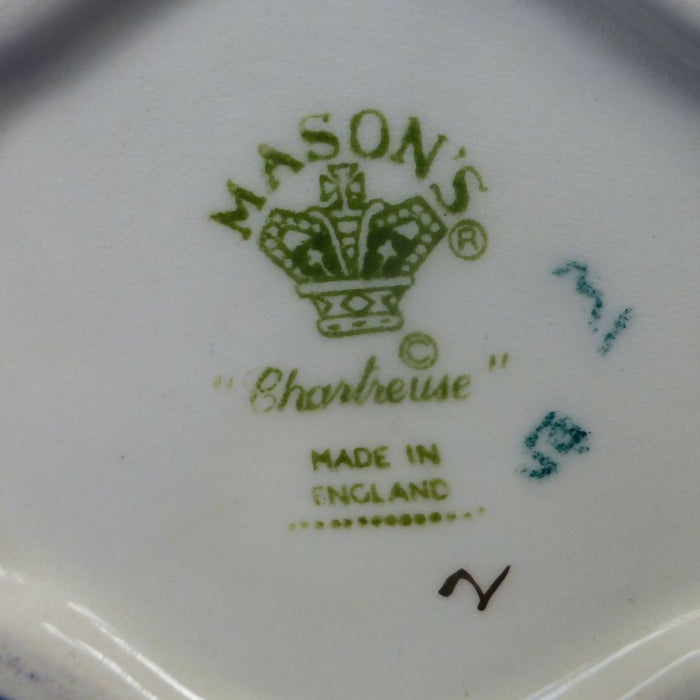 Masons Ironstone - Chartreuse Pot Pourri Vase