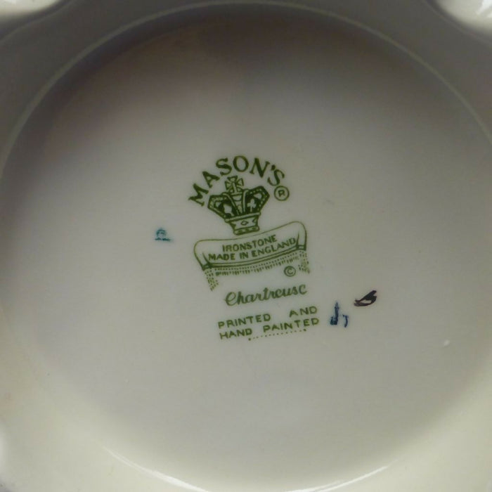 Masons Ironstone - Chartreuse Two Handled Vase