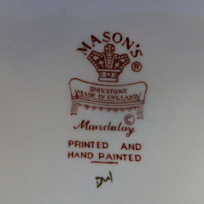 Masons Ironstone Blue Mandalay Playing Card Trinket Box