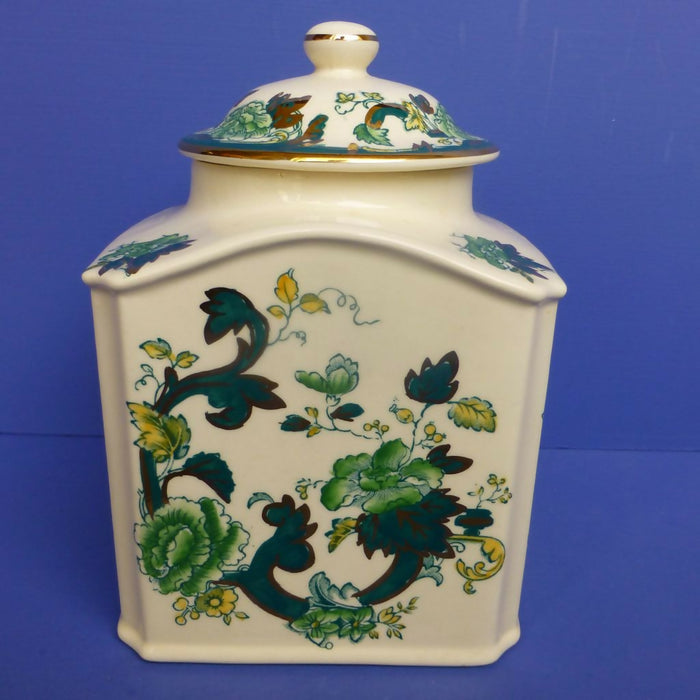 Masons Ironstone Chartreuse Large Nankin jar