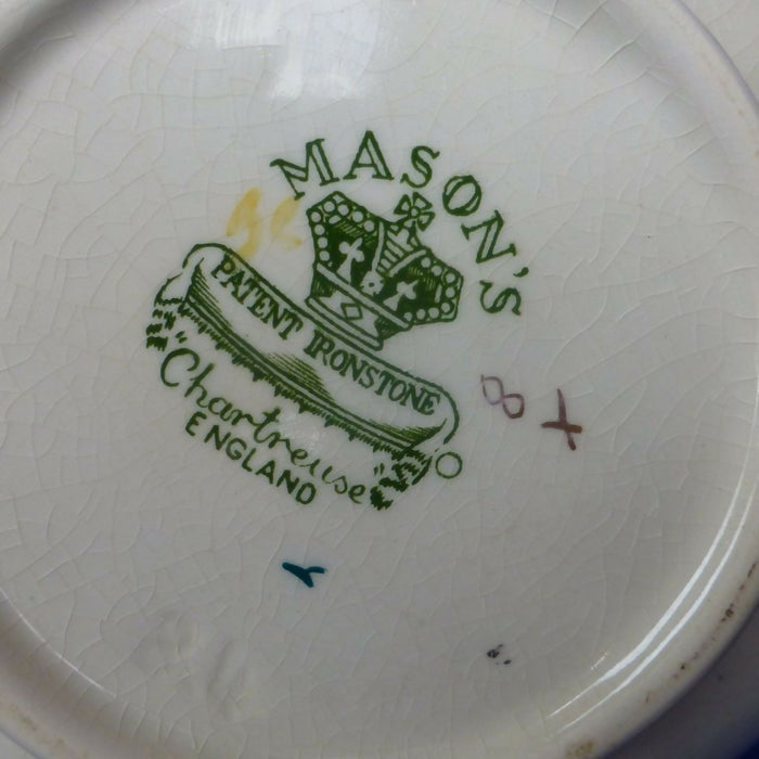 Masons Ironstone Chartreuse Teapot