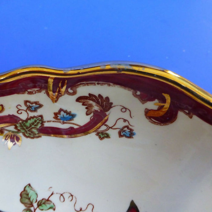 Masons Ironstone Red Mandalay Bowl