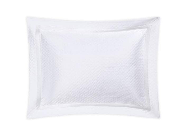Matouk Matouk Lowell Matelassé Bone - King Sham 21 x 36 Bone at FIG LINENS AND HOME - 2