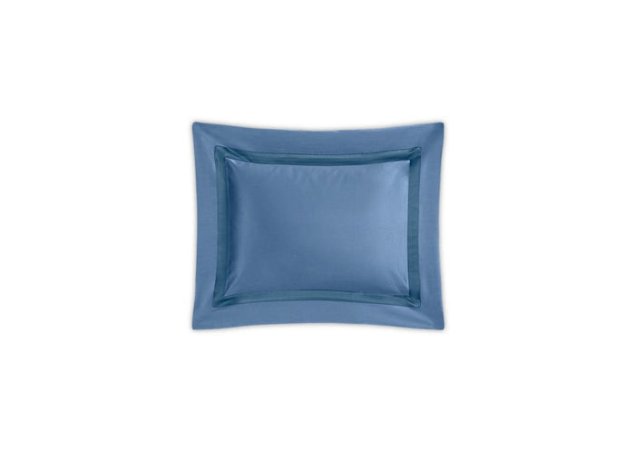 Boudoir Sham in Matouk Nocturne Sea Blue Bedding | Fig Linens and Home