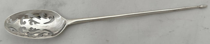 Mid 18th Century English Silver Rat Tail Mote Spoon.
