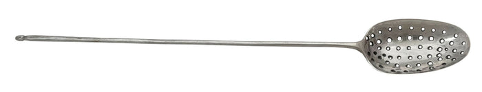 Mid 18th Century Silver Rat Tail Mote Spoon.