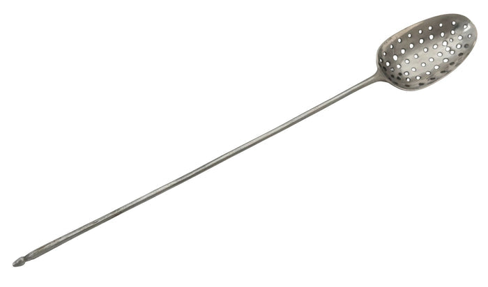 Mid 18th Century Silver Rat Tail Mote Spoon.