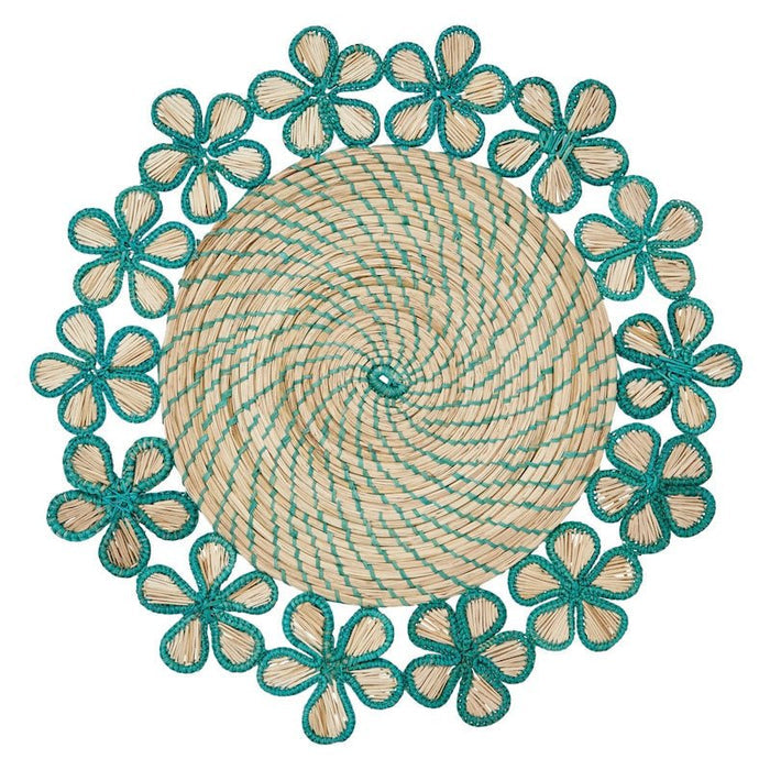 Mode Living Lanai Placemat blue green teal at Fig Linens and Home