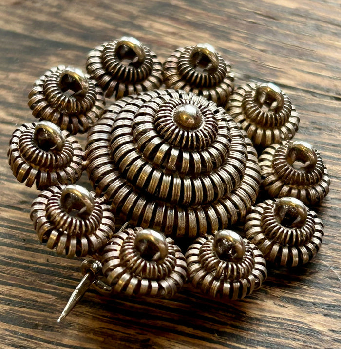 Modern Mid Century Norwegian 830 Silver J Tostrup Modernist Brooch