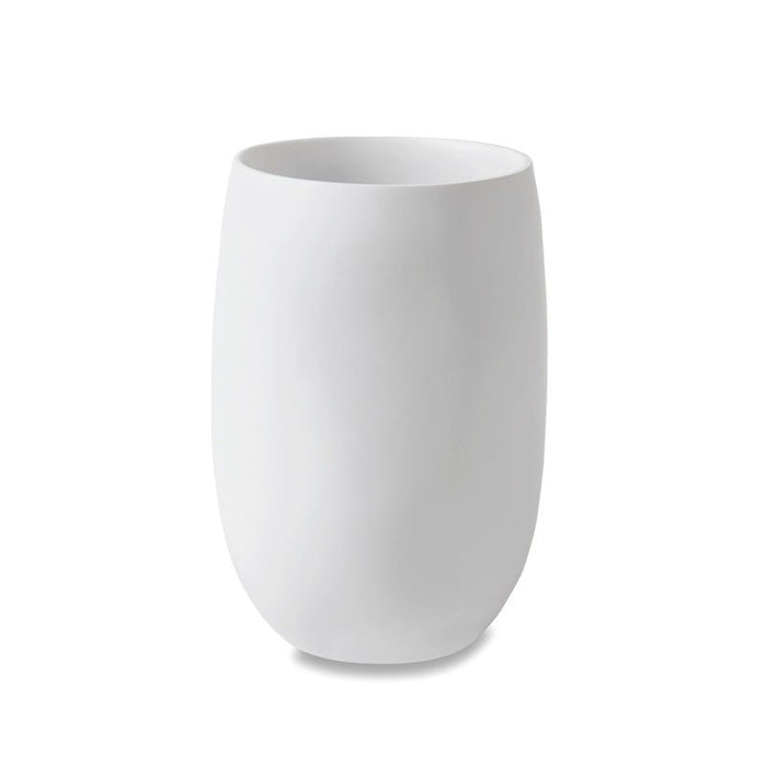 White Vase - Montecito White Resin Vase for Home Decor - Kassatex at Fig Linens and Home