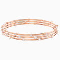 MOONSUN:BANGLE STONES CZWH/ROS S