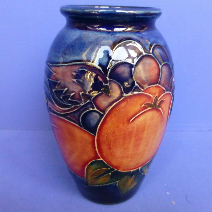 Moorcroft Large Vase - Finches By Sally Tuffin